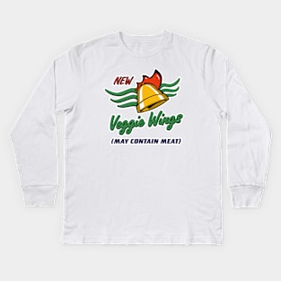 Cluckin' Bell Veggie Wings Kids Long Sleeve T-Shirt